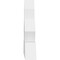Ekena Millwork Saratoga Architectural Grade PVC Gable Bracket, 36"W x 22 1/2"H x 4"D x 6"F, 15/12 Pitch GBP036X23X0406SAR00 - alternate 4